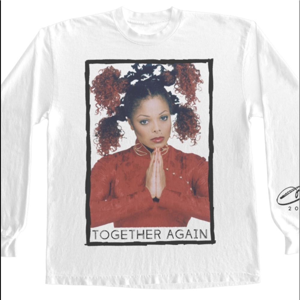 Janet Jackson Together Again Tour Long Sleeve Tee - Official Merch - Never worn